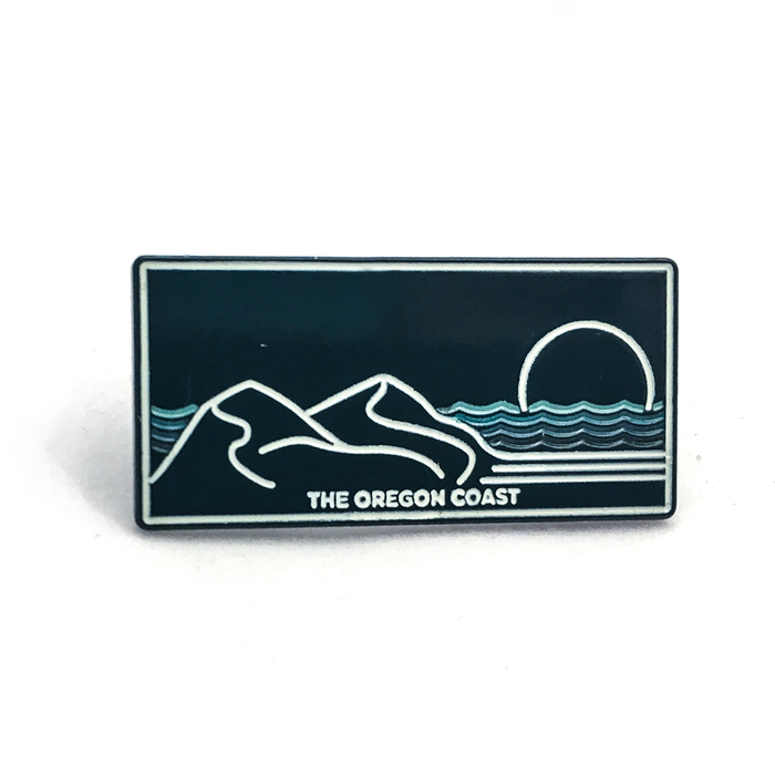Central Coast Enamel Pin | Patchmarks Oregon State Parks
