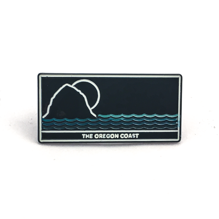 North Coast Enamel Pin | Patchmarks Oregon State Parks