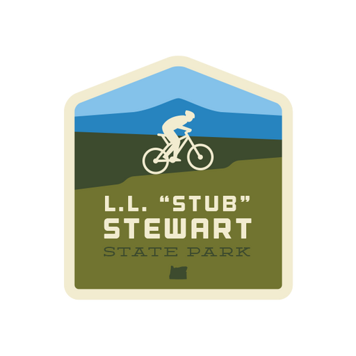 L.L. 'Stub' Stewart State Park Sticker | Patchmarks Oregon State Parks