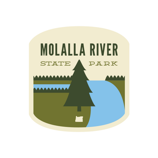 Molalla River State Park Sticker | Patchmarks Oregon State Parks
