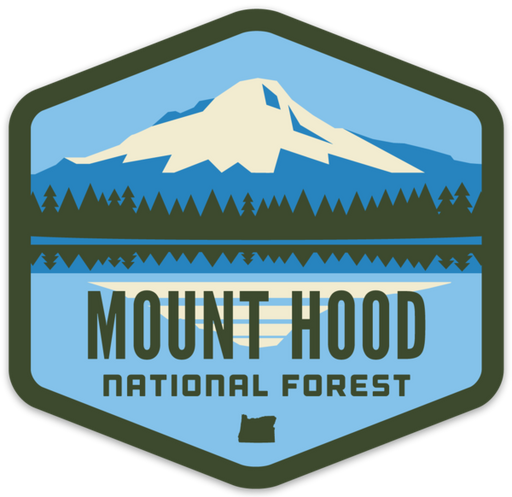 Mount Hood National Forest Sticker | Patchmarks Oregon State Parks