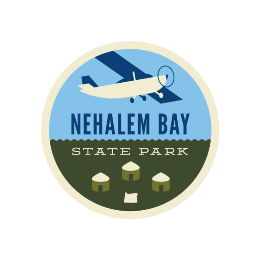 Nehalem Bay State Park Sticker | Patchmarks Oregon State Parks