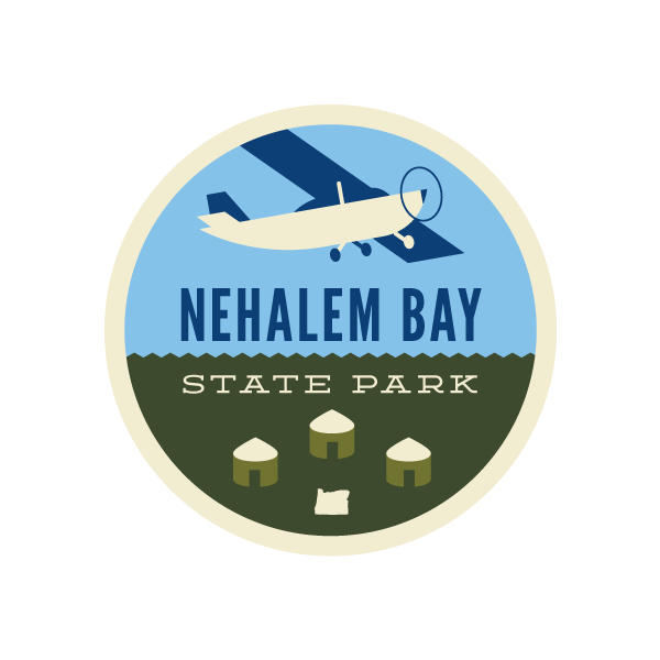 Nehalem Bay State Park Sticker | Patchmarks Oregon State Parks