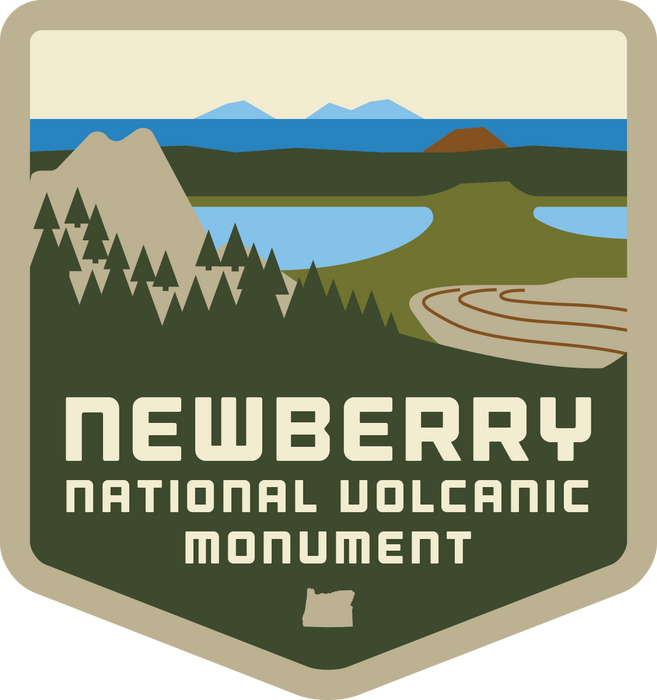 Newberry National Volcanic Crater - Patch | Patchmarks Oregon State Parks