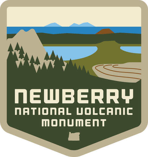 Newberry National Volcanic Monument - Sticker | Patchmarks Oregon State Parks