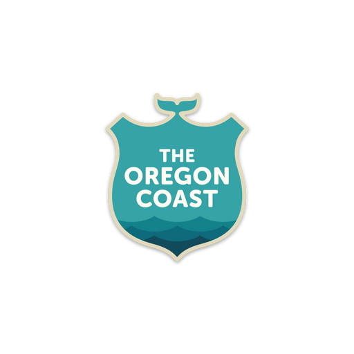The Oregon Coast, Official Logo Sticker | Patchmarks Oregon State Parks