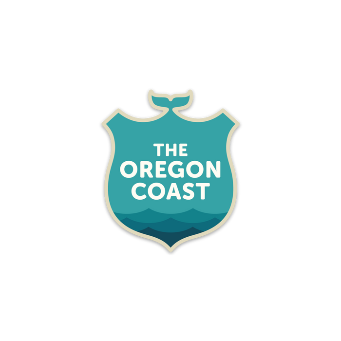 The Oregon Coast, Official Logo Sticker | Patchmarks Oregon State Parks