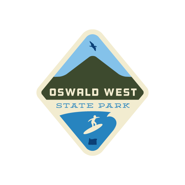 Oswald West State Park Sticker | Patchmarks Oregon State Parks