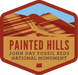 The Painted Hills at John Day Fossil Beds - Sticker | Patchmarks Oregon State Parks