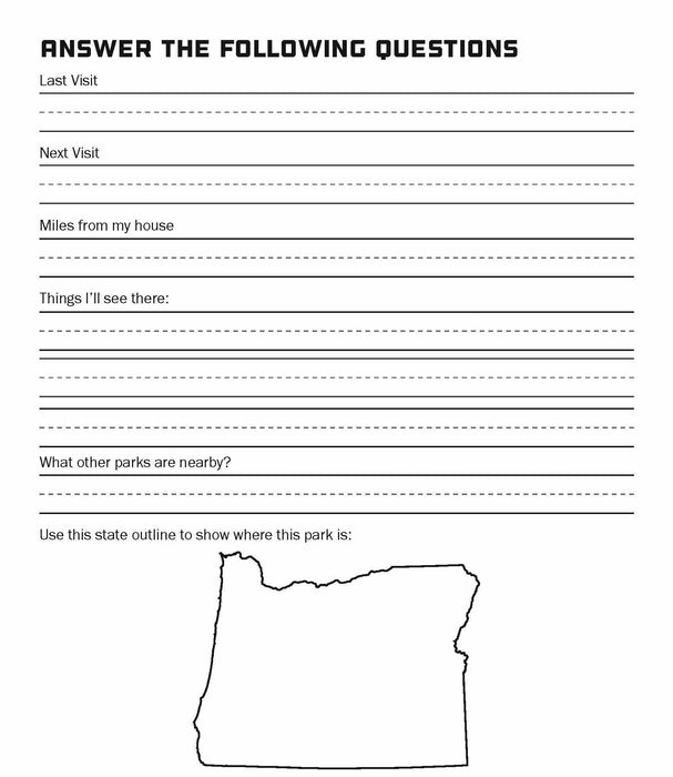 Oregon Parks Coloring Pages (Free Printable Download) | Patchmarks Oregon State Parks