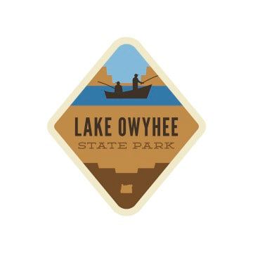 Lake Owyhee State Park Sticker | Patchmarks Oregon State Parks