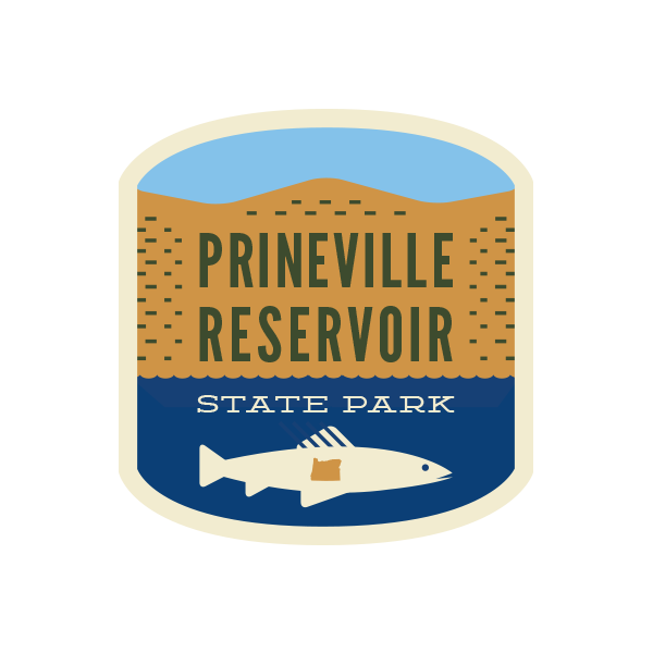 Prineville Reservoir State Park Sticker | Patchmarks Oregon State Parks