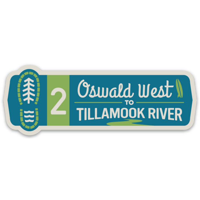 OCT Segments 4" Sticker | Patchmarks Oregon State Parks