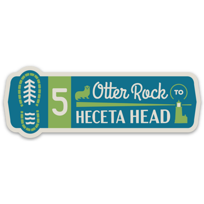 OCT Segments 4" Sticker | Patchmarks Oregon State Parks