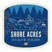 Shore Acres Holiday 4" Sticker | Patchmarks Oregon State Parks