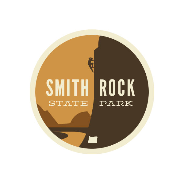 Smith Rock State Park Sticker | Patchmarks Oregon State Parks