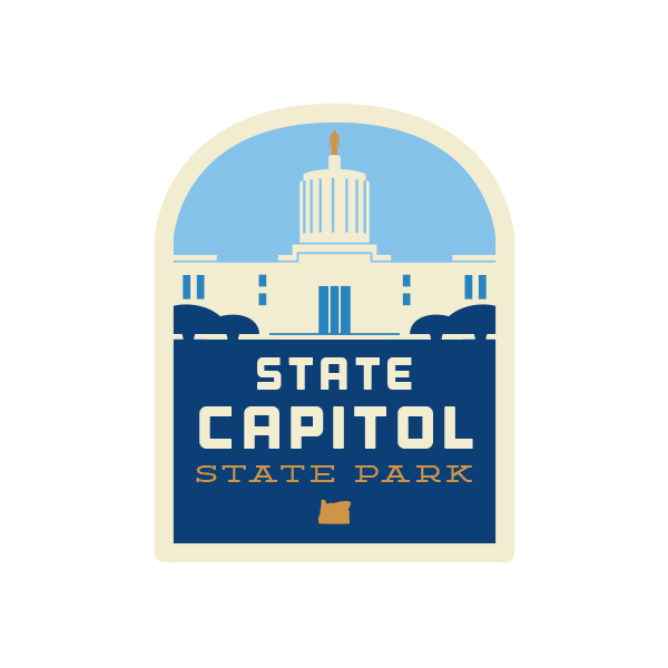 State Capitol State Park Sticker | Patchmarks Oregon State Parks