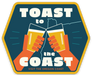 Toast to the Coast 3" Sticker | Patchmarks Oregon State Parks