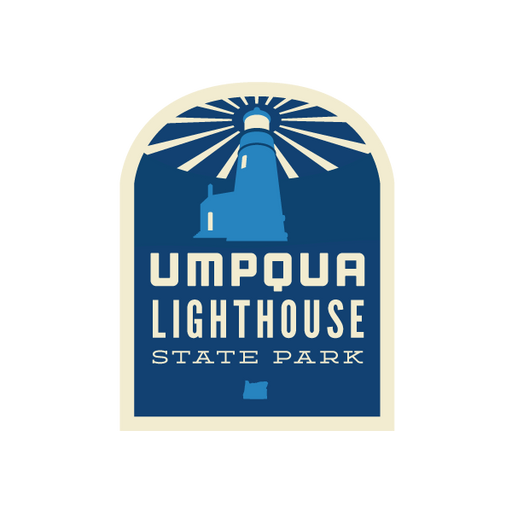 Umpqua Lighthouse State Park Sticker | Patchmarks Oregon State Parks
