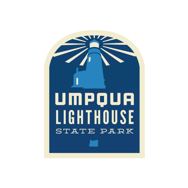 Umpqua Lighthouse State Park Sticker | Patchmarks Oregon State Parks