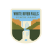 White River Falls State Park Sticker | Patchmarks Oregon State Parks