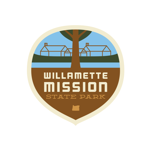 Willamette Mission State Park Sticker | Patchmarks Oregon State Parks