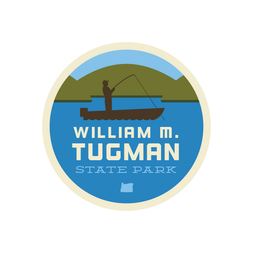 William M. Tugman State Park Sticker | Patchmarks Oregon State Parks